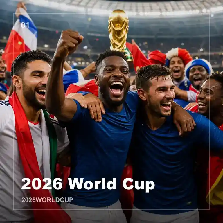 2026世界杯官方海报 - 美加墨联合主办